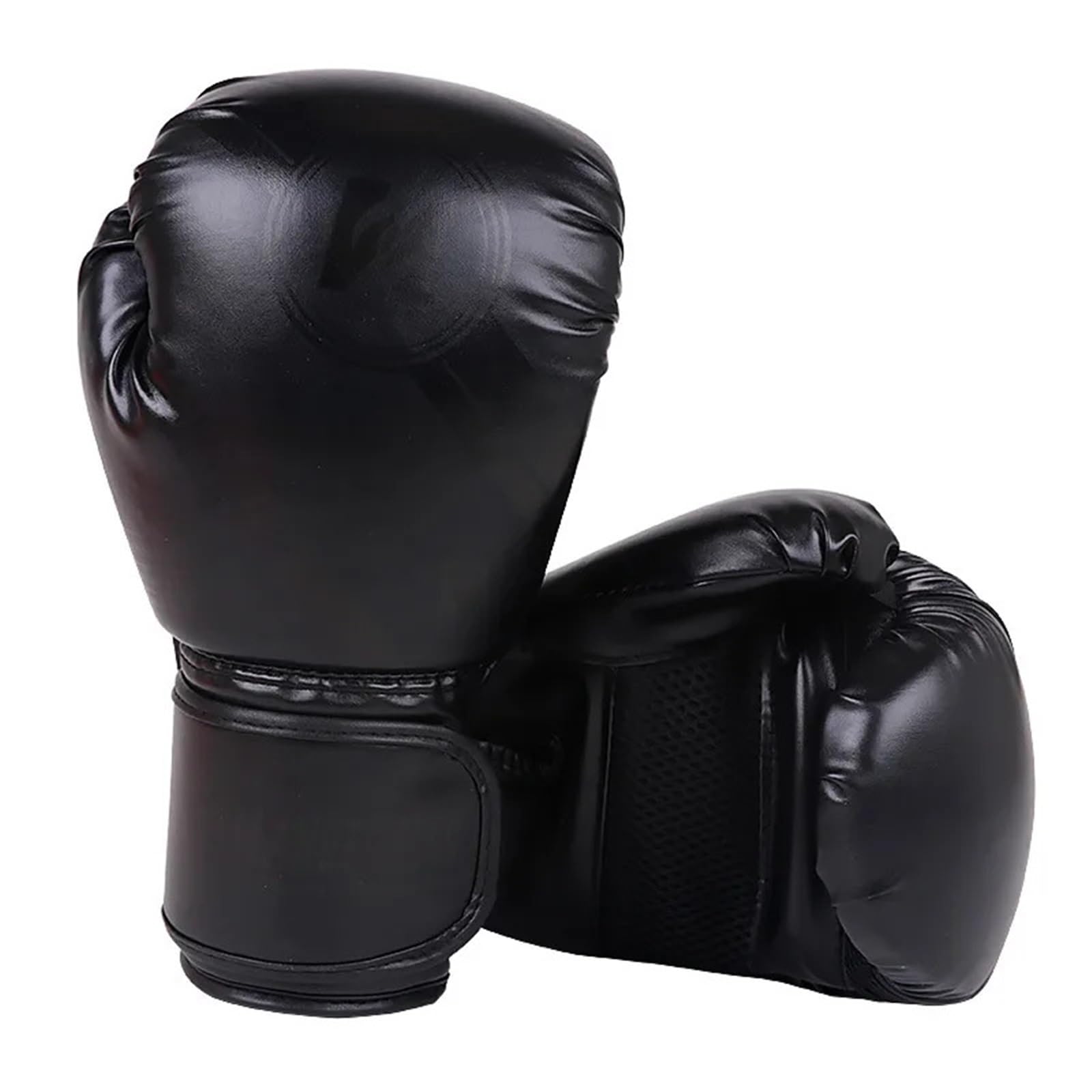 Attrezzatura da boxe, guantoni 16 once, professionali, for allenamento con sacco di sabbia, for uomo e donna, Muay Thai guantoni da boxe(Black,14oz)