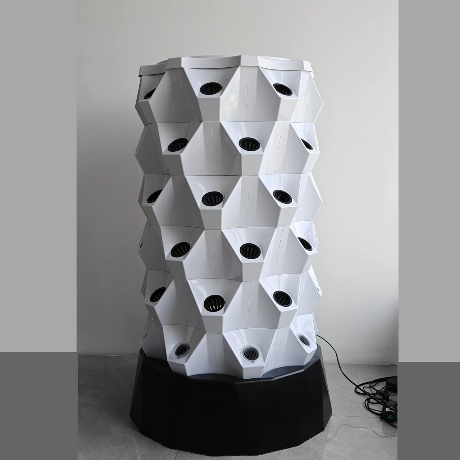 Yxzqloz Aeroponic Garden Tower Hydroponics Growing For Vegetables, Herbs Indoor And Outdoor (48Holes)