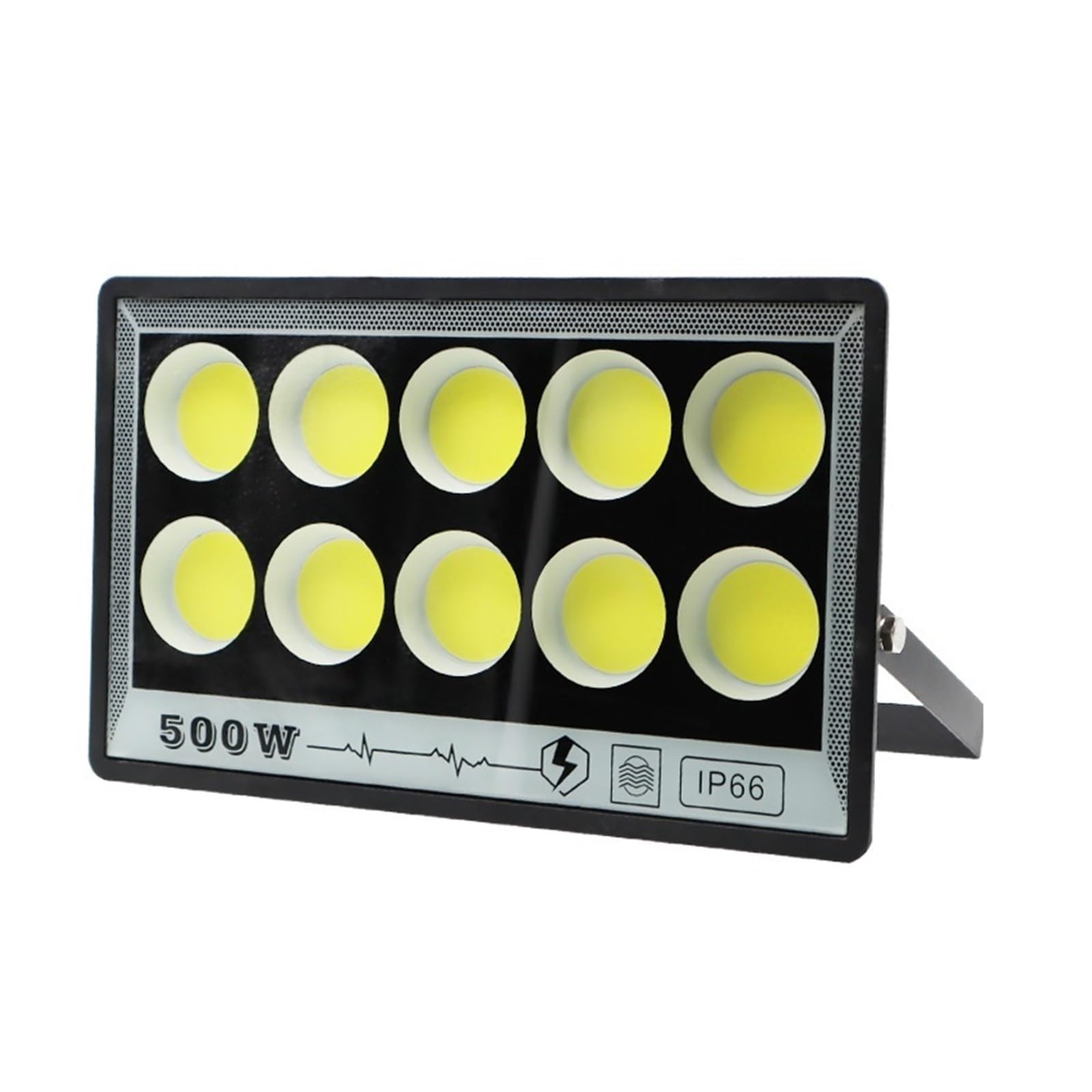 LLOOPK LED Flood Light, LED FloodLight 500W 400W 100W 50W High Bright IP66 Waterproof Outdoor Garden Projector Lighting Spotlight Wall Flood Lights(COB 500W)