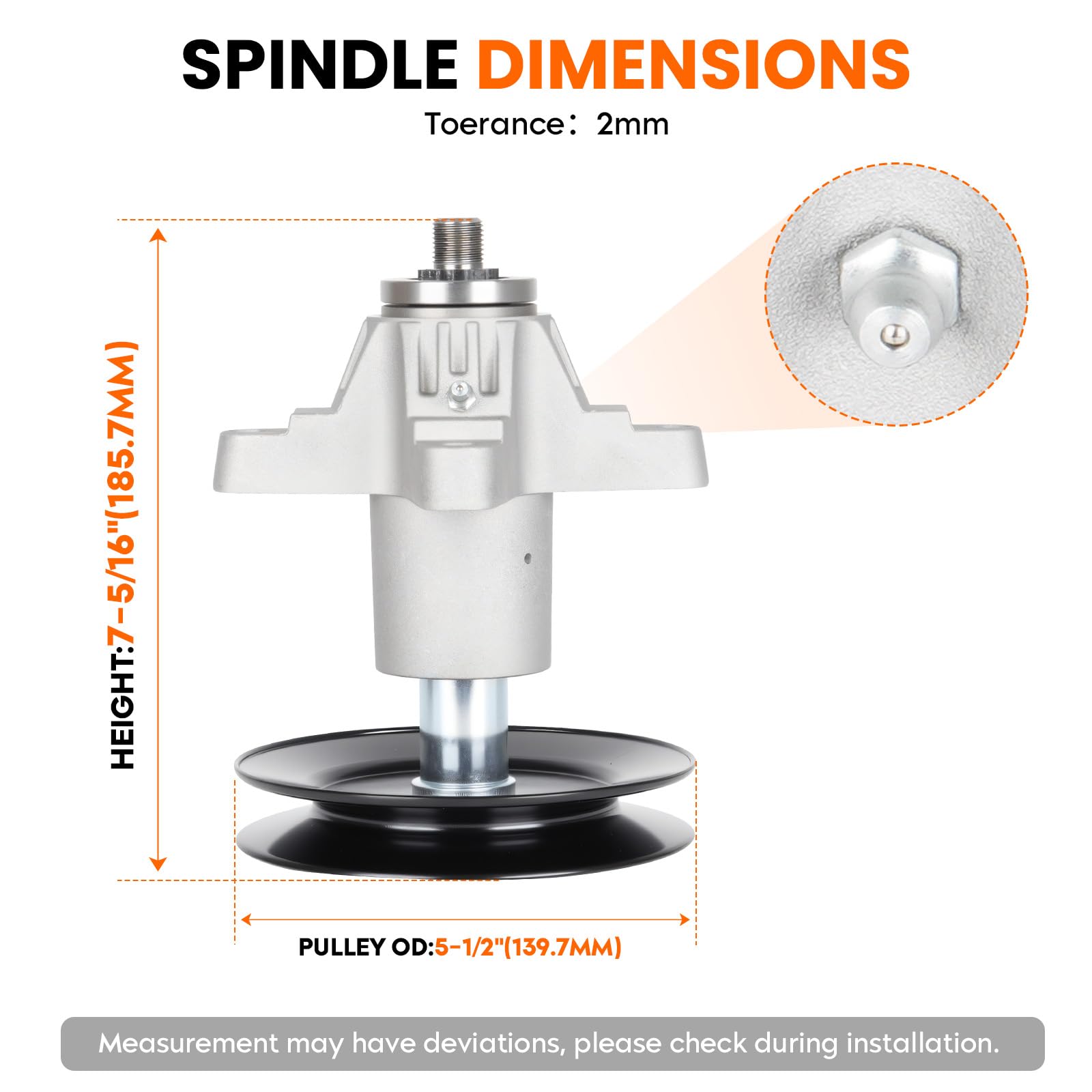 Amazon.com : 918-0671 618-04608 Spindle Assembly Fits 54 inch Deck