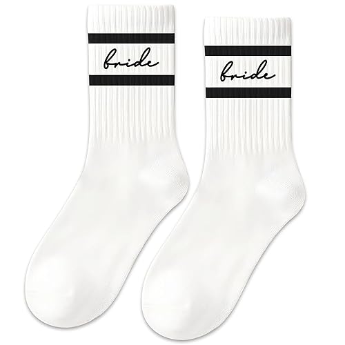 Mr&MrsGifts Bride Socks Wedding Gifts Bridal Shower Gift for Bride