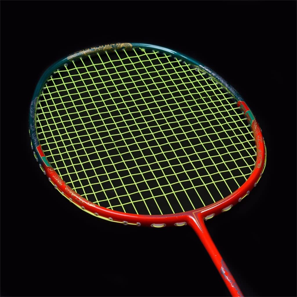 32 Lb Full Carbon Badminton Racket High Pound Small Racket Frame Offensive Secondary Molding Adult Racket