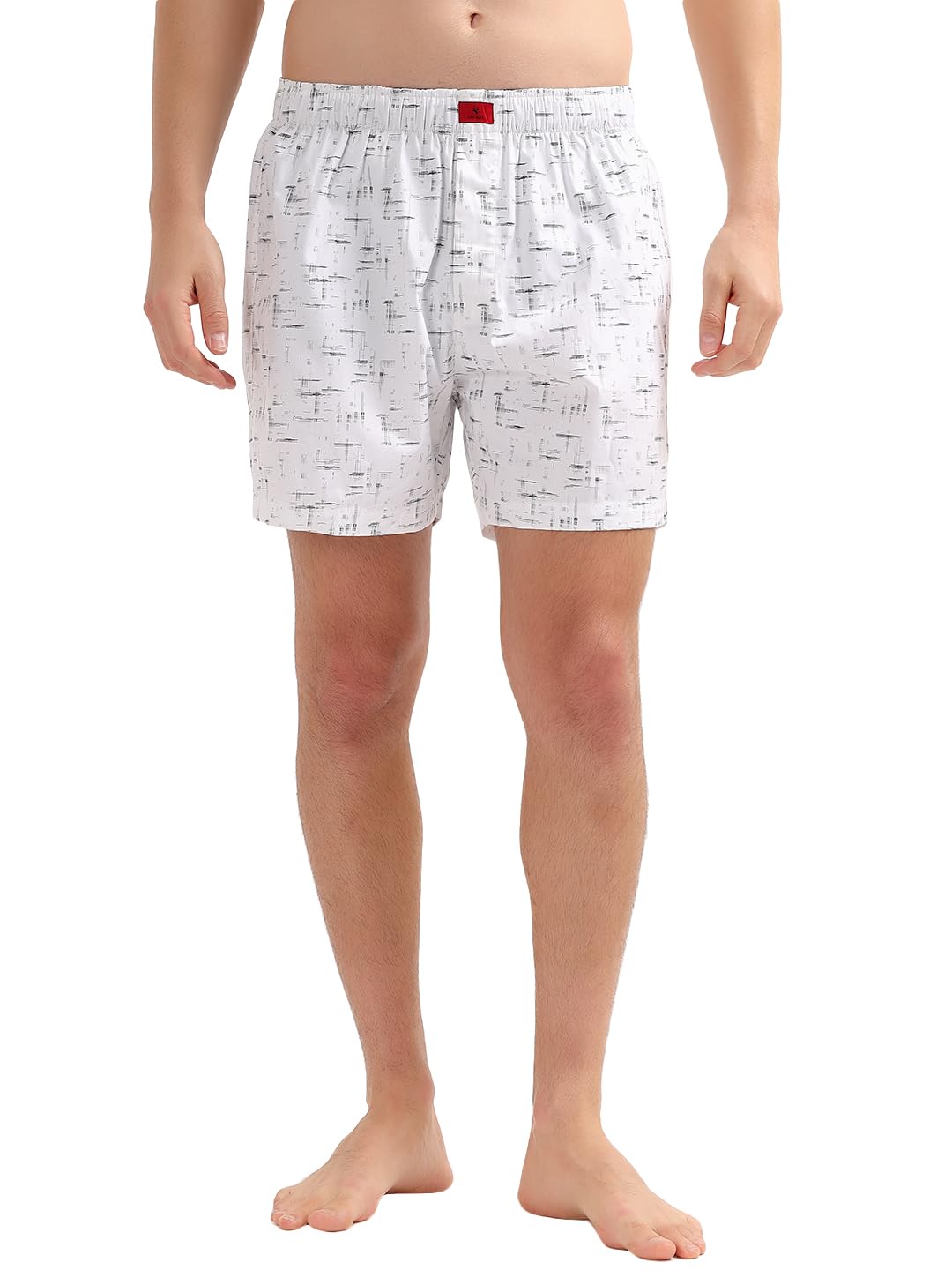 cantabil Men's White Regular Fit Printed Boxer (P_MBOX00031)-picture-35
