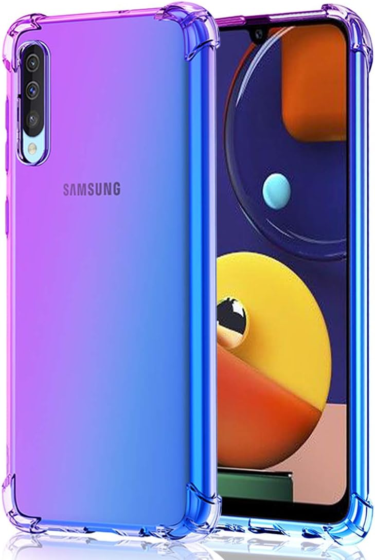 A30s Case Samsung Galaxy A50 Transparent Back Cover Clear Gradient