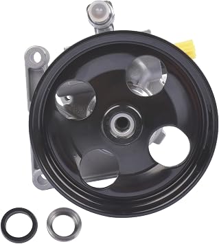 0024663801 Power Steering Pump for ML320 ML350 ML430 ML500 ML55 AMG W163 | with Bracket, Compatible with Mercedes Benz,0024663801, 0024668201, 0044661401, 0024664601, 0024668101