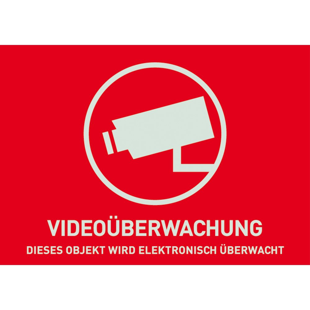 ABUS Warnaufkleber Videoüberwachung AU074052V