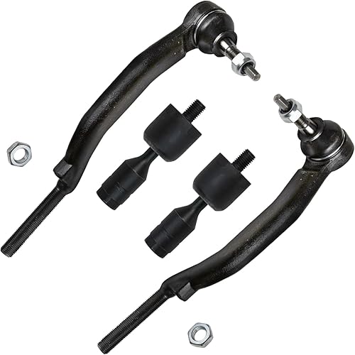 Miniatura 27 de Detroit Axle - Barras de acoplamiento delanteras 4WD para Dodge Dakota 2000-2004 Durango 2000-2003 2 extremos de barra de acoplamiento internos 2
