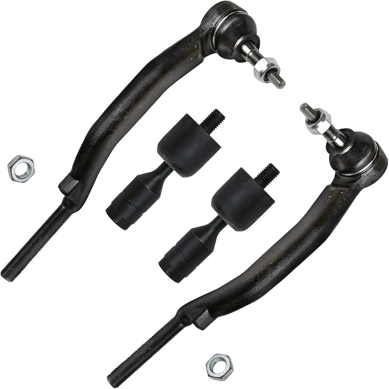 Kit de terminais de direção dianteiros Detroit Axle para Cadillac SRX 2004 a 2009 – 4 peças