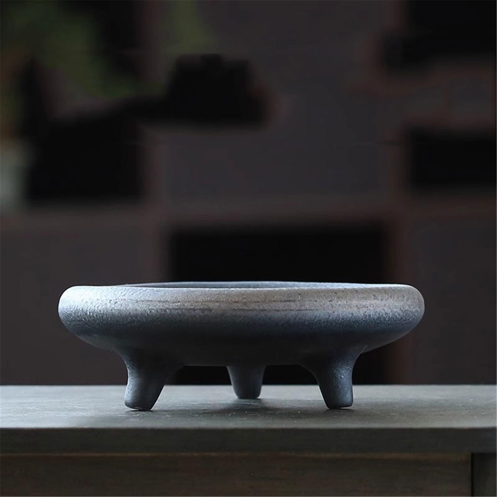 Sottovasi per Fiori Piattino for composizioni Floreali in Ceramica retrò Basso a Tre Gambe Vassoi per Piante