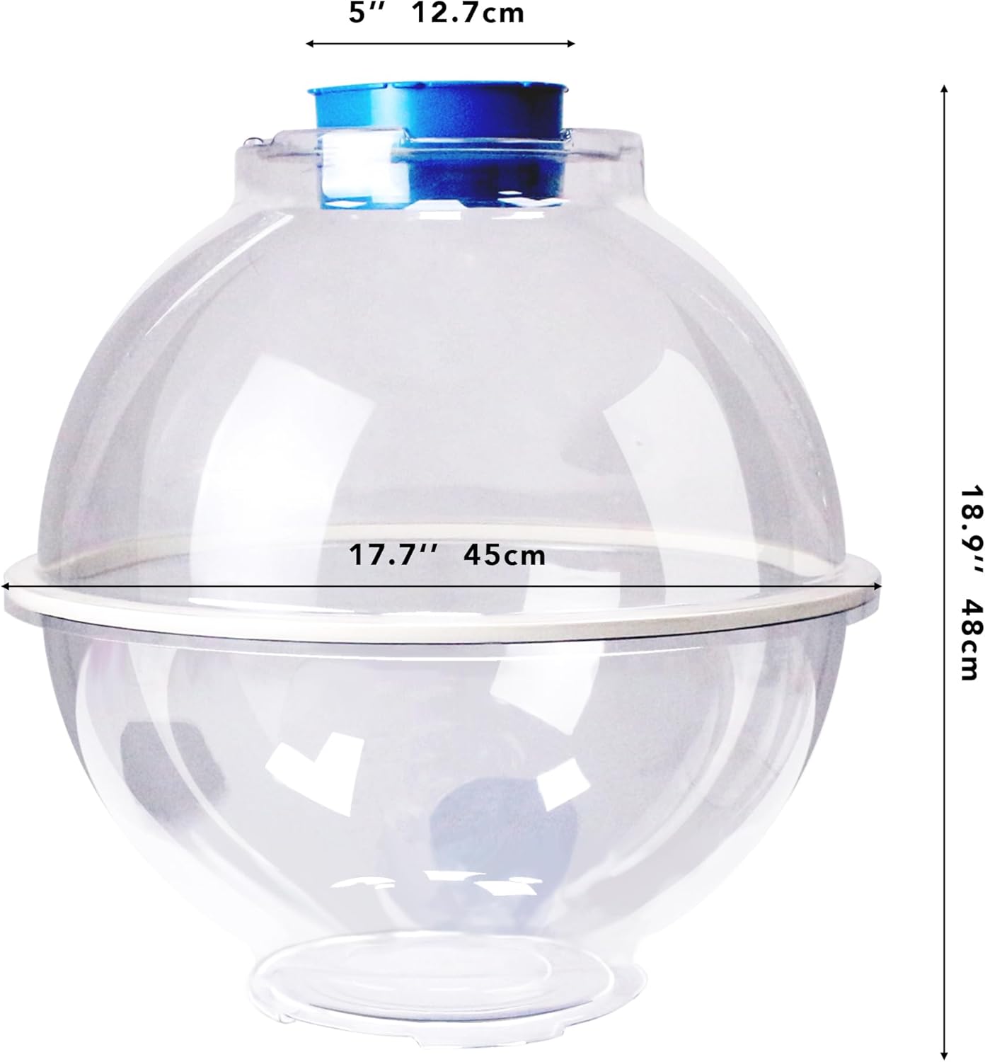 Blue Balloon Stuffing Machine Stuffer Set for Gift Decoration DIY Stuff Balloons 45cm/18inch Stuffing Balloons