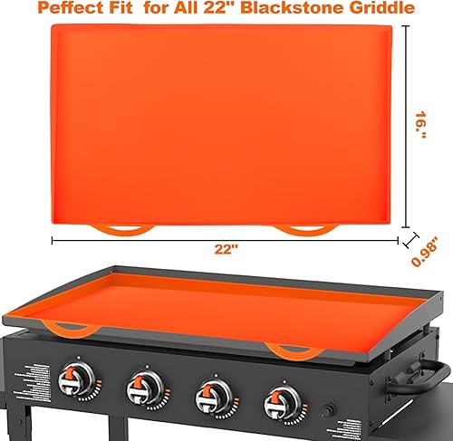 Miniatura 2 de Blackstone - Funda de silicona para plancha de 36 pulgadas, color negro, rectangular, de grado alimenticio, fácil de limpiar, apta para