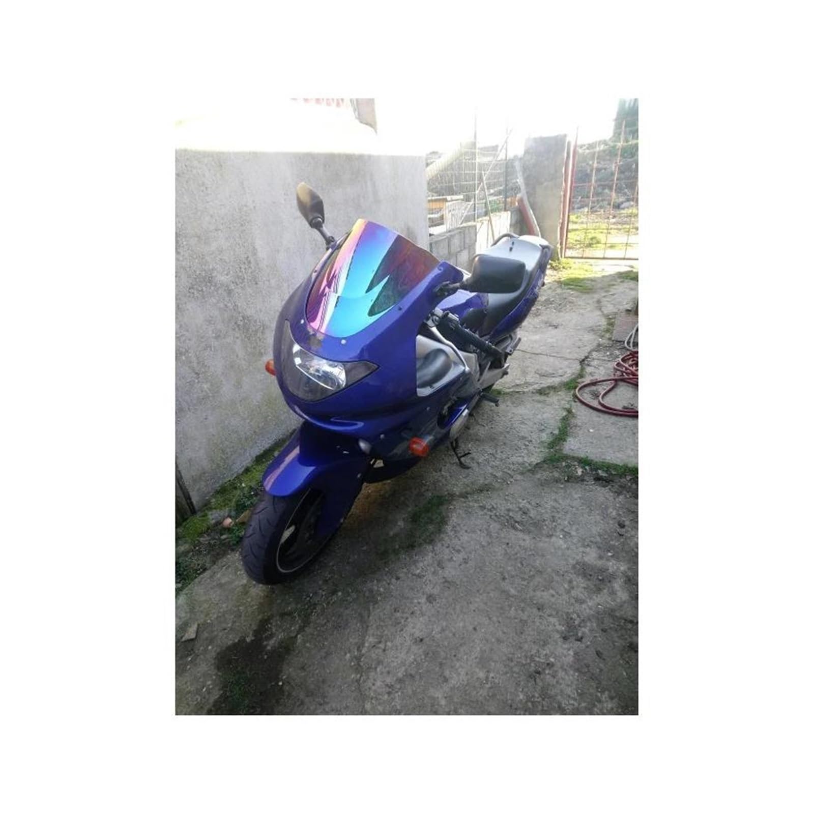 Do Yamahy YZF600R YZF R RH RN 1999-2004 2005 Szyba Przednia Thundercat Deflektory Szyby Przedniej Przedłużenie szyby motocykla(Iridium B)