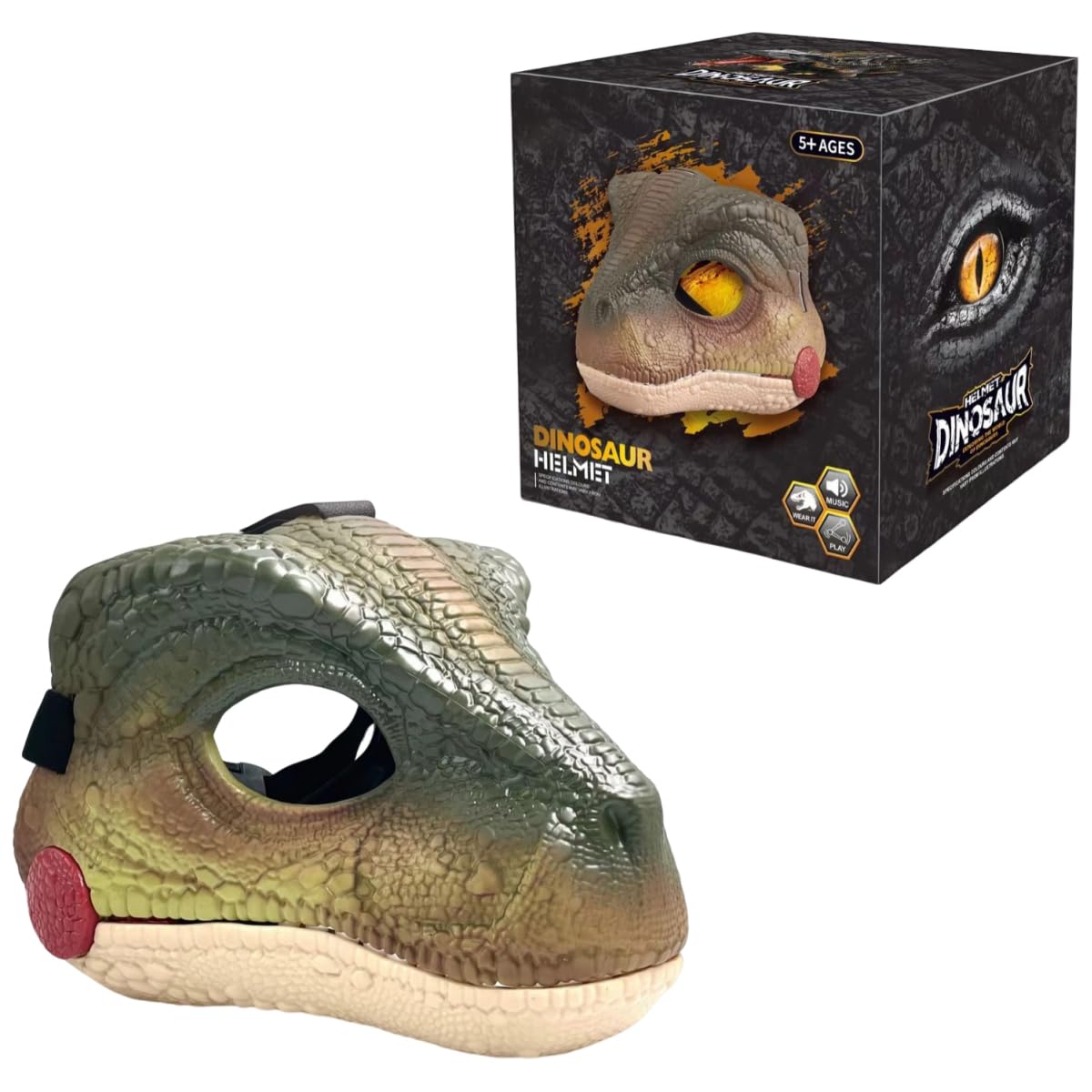 Maschere di dinosauri creative e divertenti