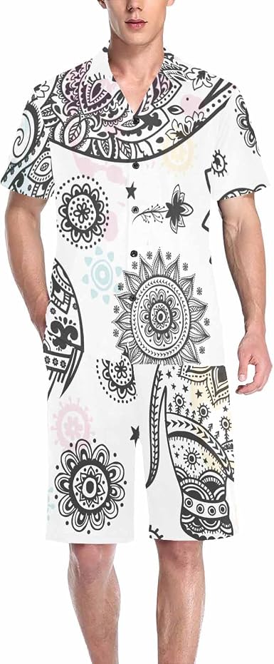 InterestPrint Indian Ethnic Elephant 