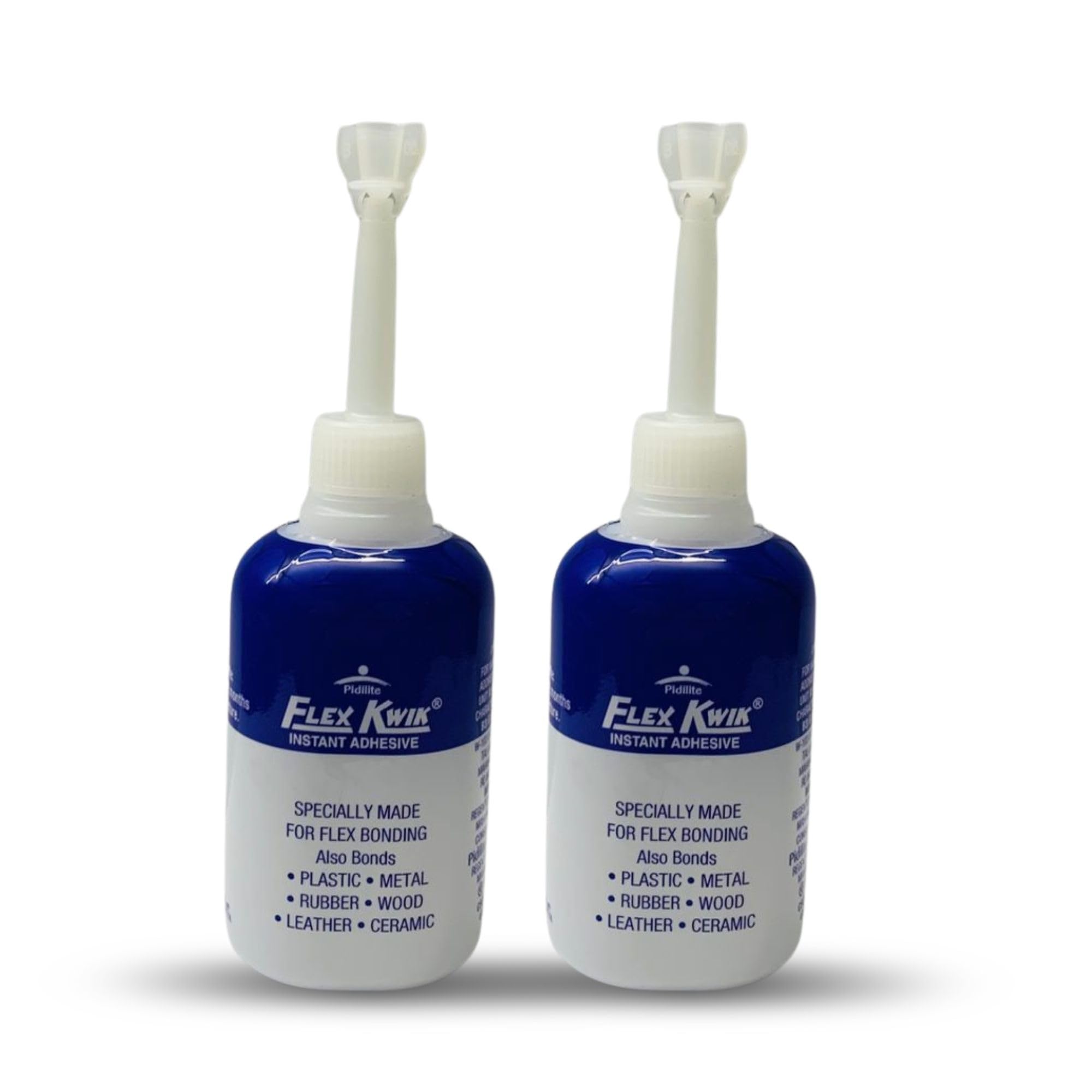 Flex Kwik Instant Adhesive, Flex Bonding, Bonds Plastic Metal Rubber Wood Leather Ceramic, 50g, Pack of 2-image-18