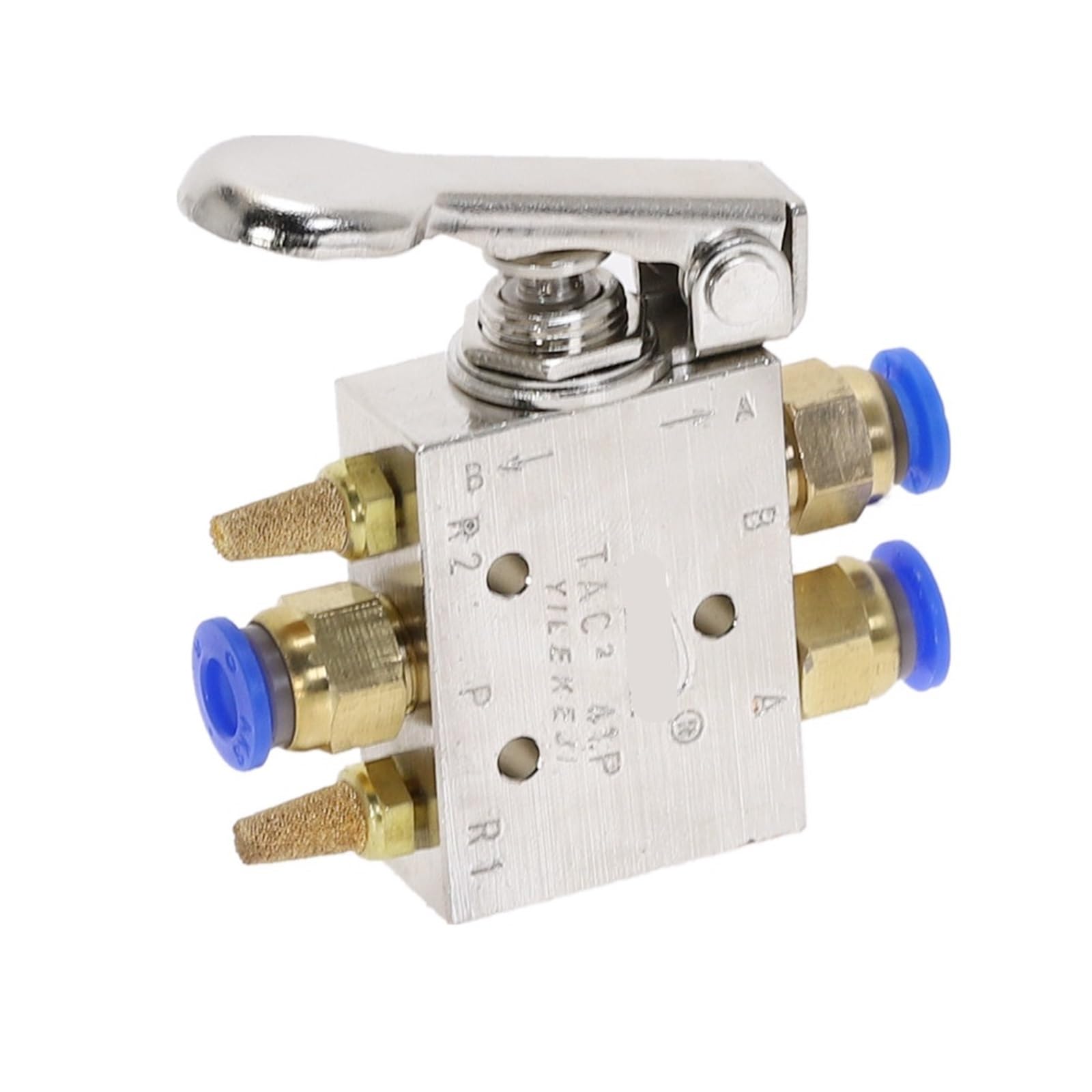 Valve TAC2-41P compacte 2 positions 5 voies échappement pneumatique fluide 1/8