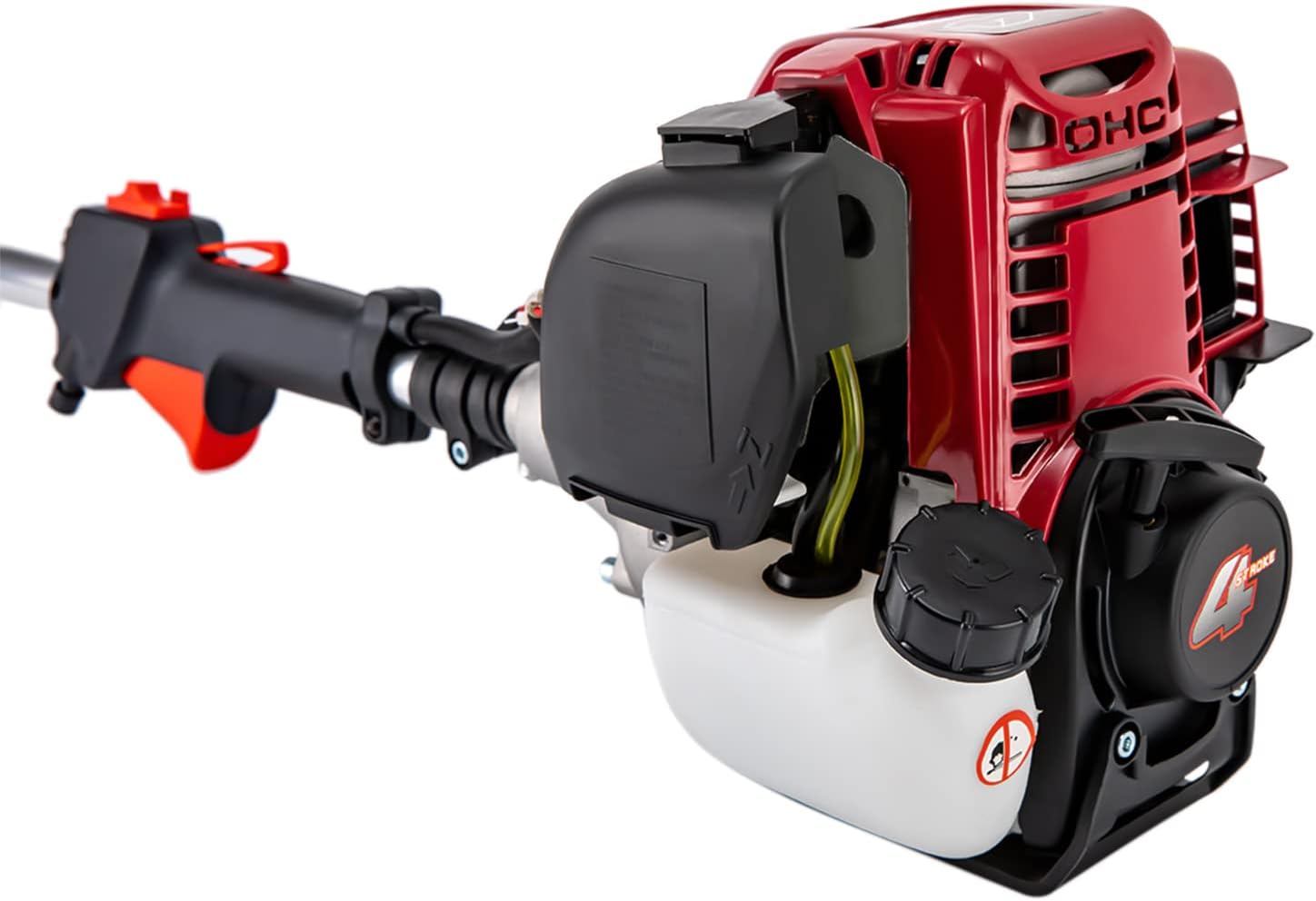 35.8CC 4-Stroke Gas Powered Concrete Vibrator with Straight Rod, 1.4HP Gasoline Concrete Vibrating Tool, Portable Cement Vibrator for Building/Bridge/Road Construction, 10000RPM
