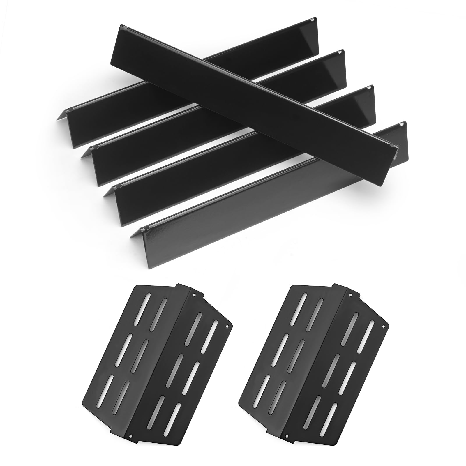44,5CM Flavorizer Bars & 7620 Hitzereflektor für Weber Genesis 300 Series | Brennerabdeckung Wärmeabweiser Ersatzteil für Weber Genesis E/S/EP 310 320 330, Ersatzteile für Weber 7621 7620 7622