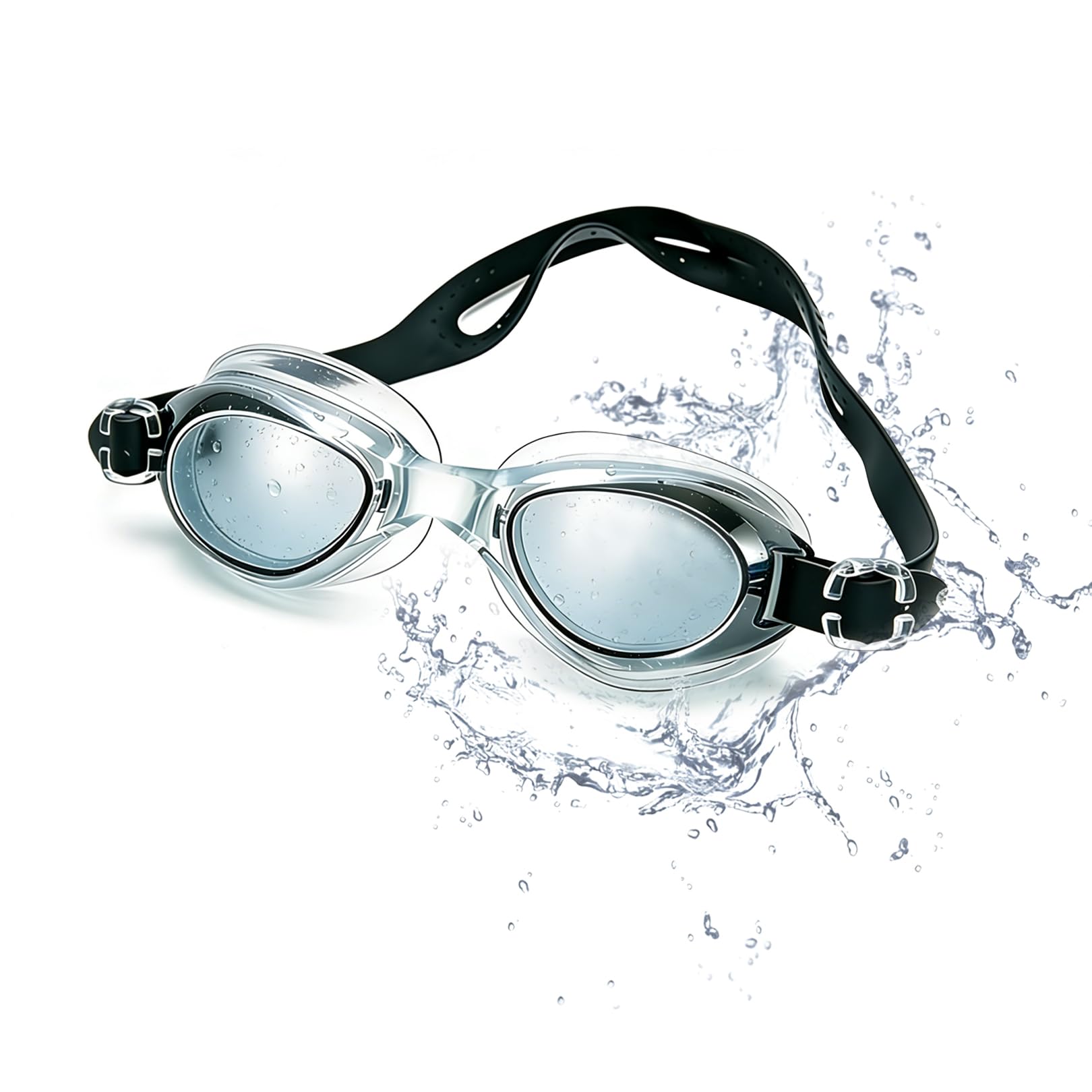 Swimming Goggles,Anti Fog Clear Goggles Swimming Adult Men Adults Women,Anti-Leaking Safety Glasses for Kids Boys Girls Mens Womens Ladies Children's Universal Accessories Comfort Durable (Black)