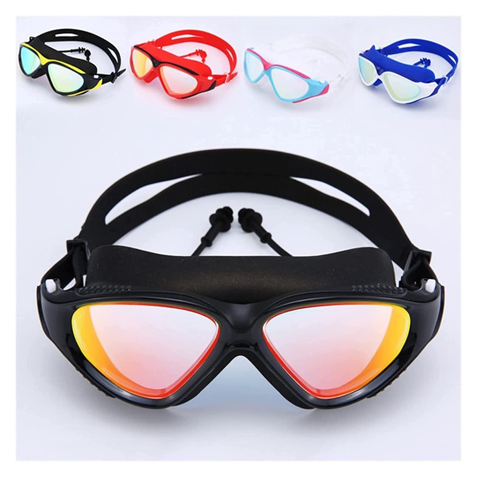 Maschera Subacquea con Occhiali da Sub in Vetro temperato antiappannamento, Attrezzatura Subacquea Portatile Adatta ad Adulti e Adolescenti