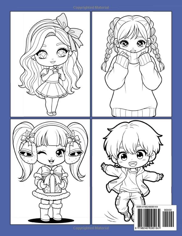 Chibi K-Pop Coloring Book: Over 60 Cute Idol-Style Characters Designed For Kids, Teens, And Creative Fans image 3