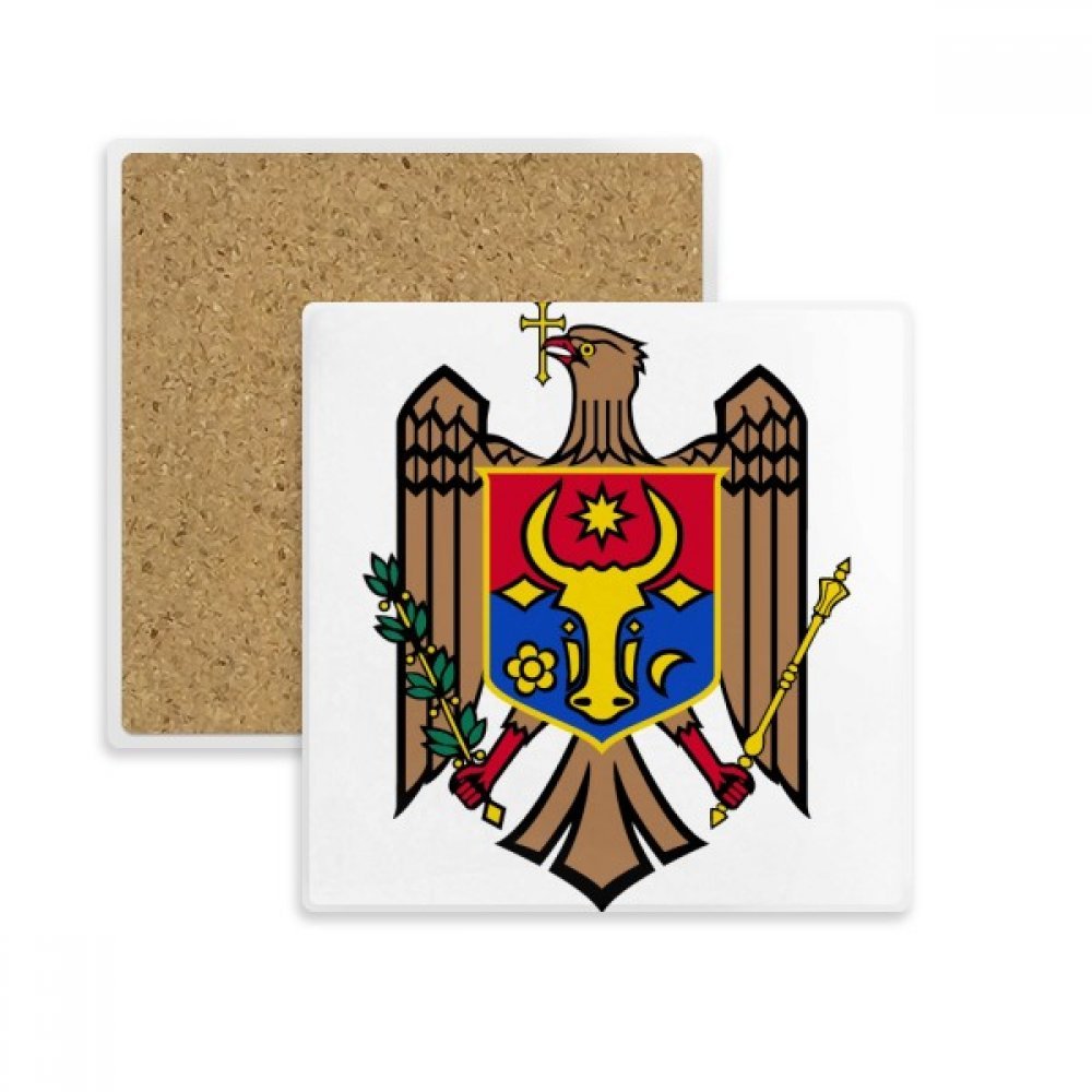 Tasse Moldavie avec sous-verre absorbant pour éliminer les taches de boissons