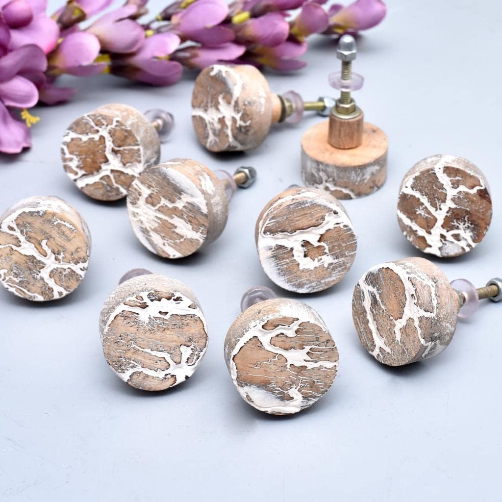 Indian Shelf 18 Pack Dresser Knobs for Drawer Cabinet Wood image 3
