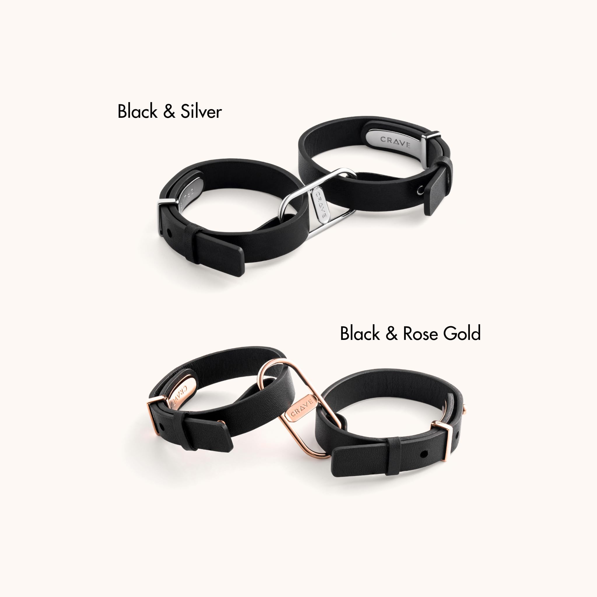 Crave Luxury Toys | ICON Cuffs Adult Handcuffs | Genuine Leather