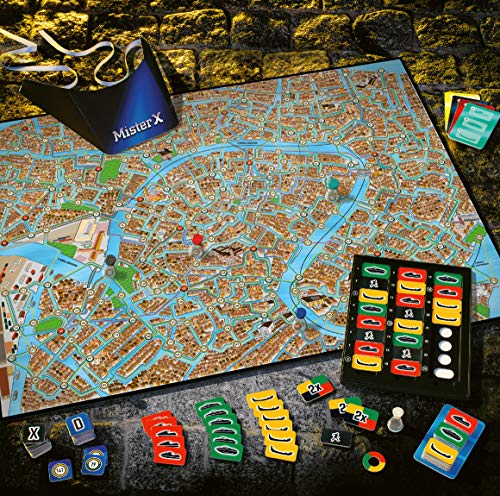 Ravensburger 26794 Scotland Yard Venedig, Italienische Version, Limitierte Auflage, 2-6 Spieler, Empfohlenes Alter von 8… – Bild 2