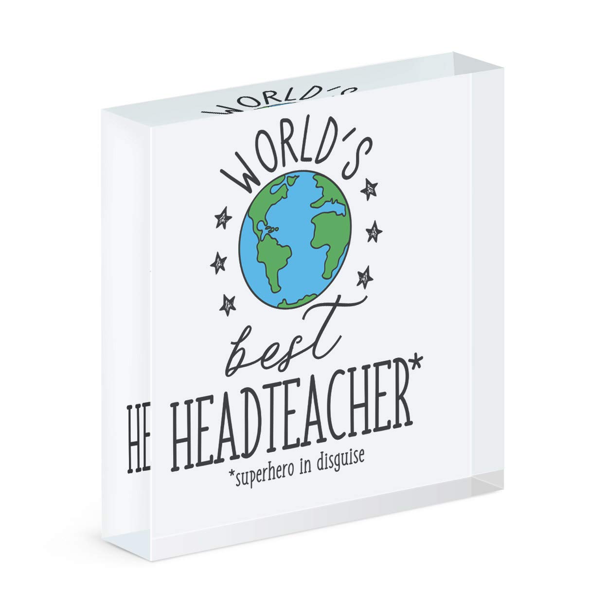 Directeur acrylique bloc cadre photo de Gift Base pour bureau
