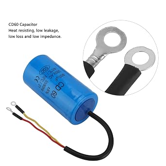 motor starting capacitor 600uf 250 vac cd60 capacitor 600uf 10×5×5 cd60 run capacitor with wire 250v ac 600uf 50 60hz for motor cd60 600 uf cbb60 capacitor