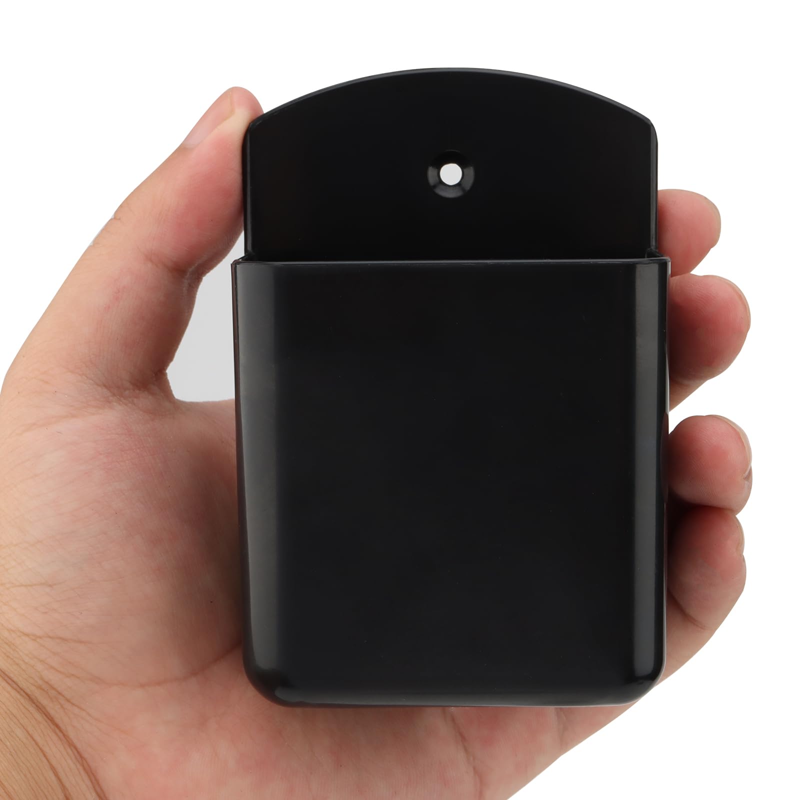 8 pezzi supporto per telecomando nero, autoadesivo, supporto per telecomando, supporto da parete per lettore multimediale, controller, ricarica telefoni cellulari