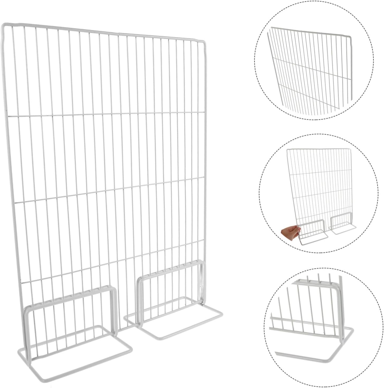 MAGICLULU Metal Fridge Dividers Freezer Partition Iron Separator for Home Commercial Use Easy Install