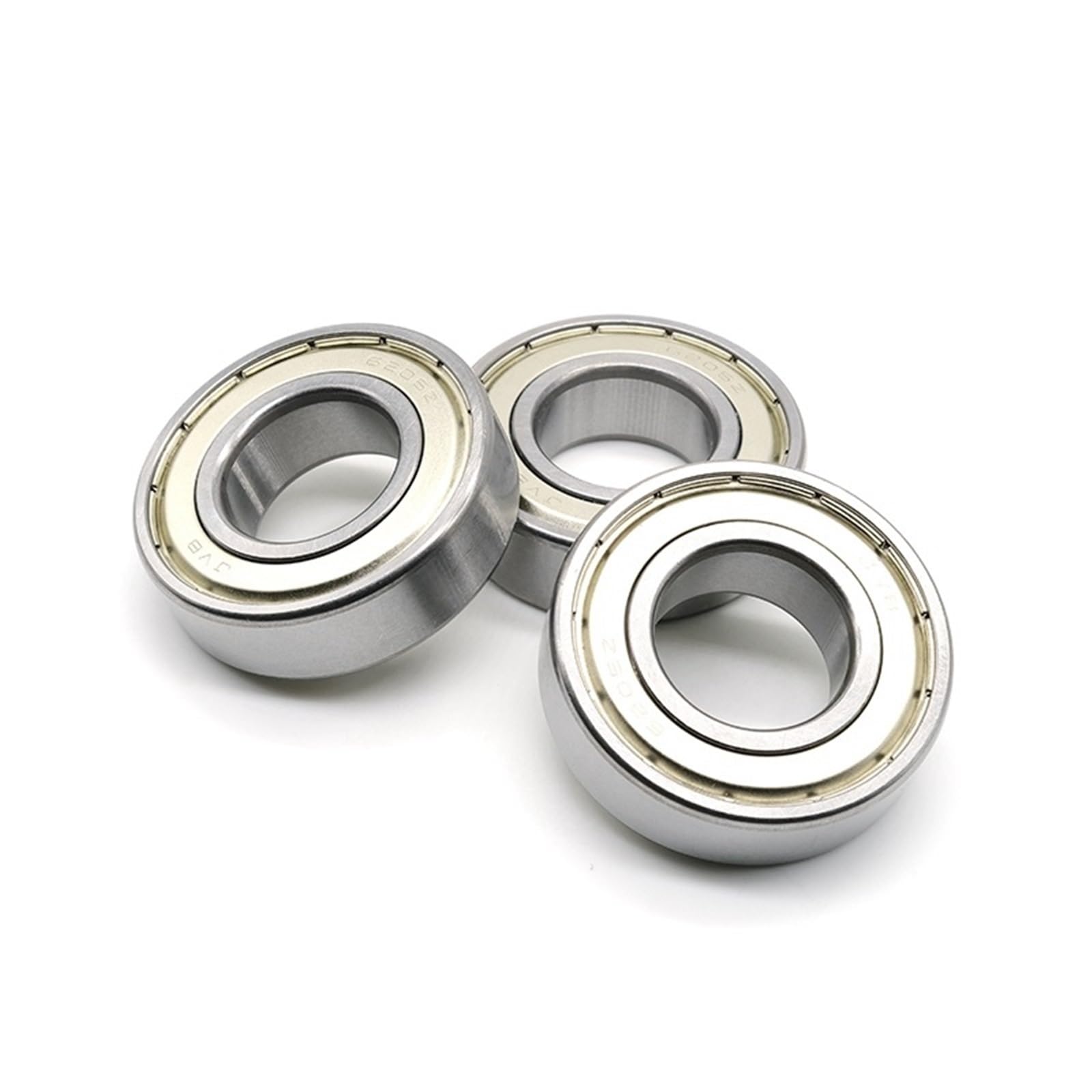 Rodamiento de bolas de ranura profunda 6205 ZZ 25 x 52 x 15 mm Rodamiento de bolas sellado con protección metálica 6205ZZ 6205-2Z 2 piezas