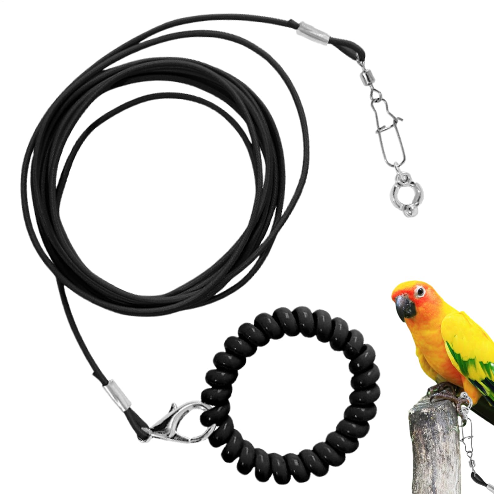 4 Pezzi Catena Per Piede Per Uccelli, Corda Leggera Per Pappagalli Per Animali Domestici, Per Uccelli, Pappagallini E Cocorite | Ideale Per Passeggiate, Giardino E Viaggi