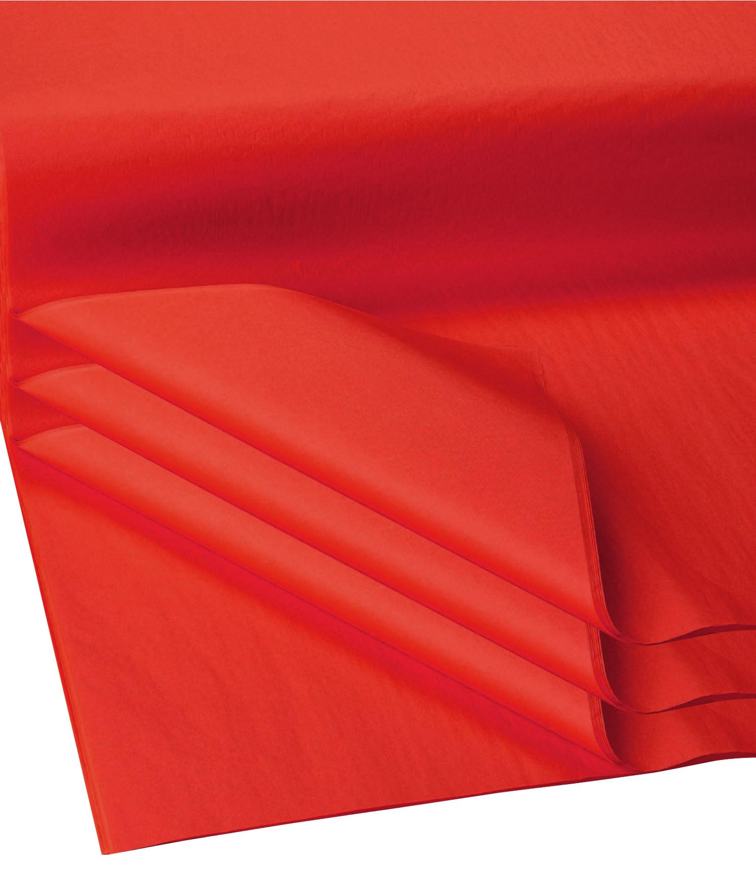 Flexicore Packaging Gift Wrap Tissue Paper | Size: 15 Inch X 20 Inch | Count: 100 Sheets (Bright Red)