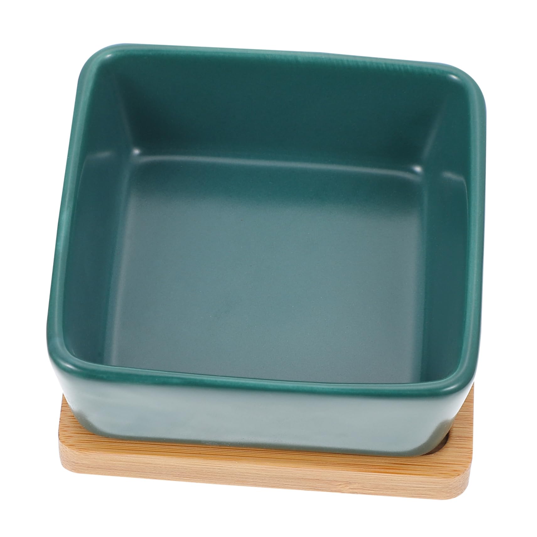 KESYOO 1 Set Ceramic Pet Bowl for Cats and Dogs Protective Feeder with Tray Easy to and Smell for All Pets Height for