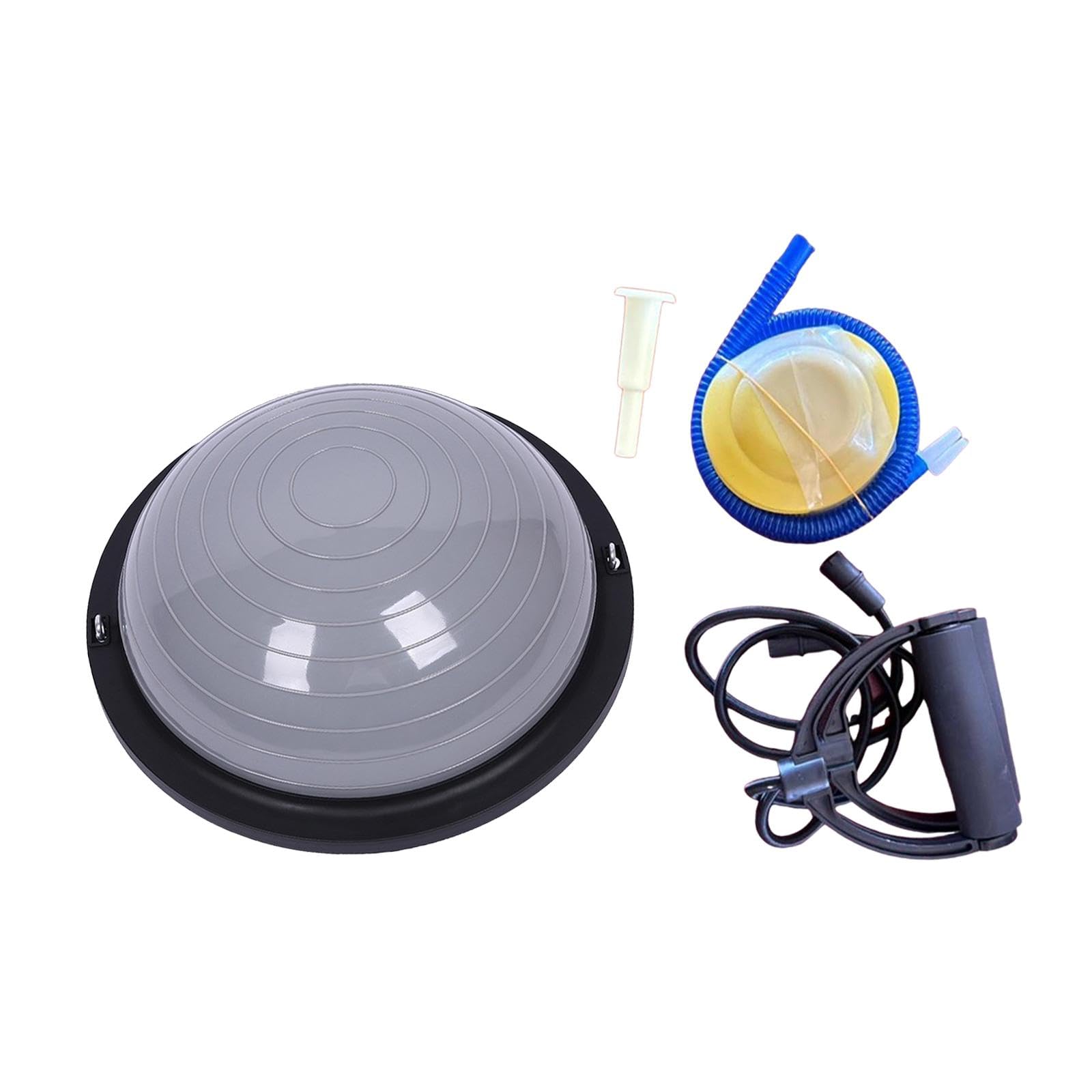calandis half balance ball balance trainer for balance training fitness core strength gray | exercise balls | fitness equipment & gear | fitness running & yoga | sporting goods