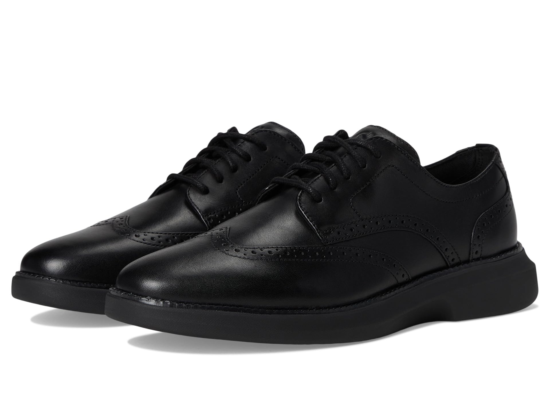 Cole Haan Men's Grand Shadowlite Wingtip Oxford, Black, 7.5-M US