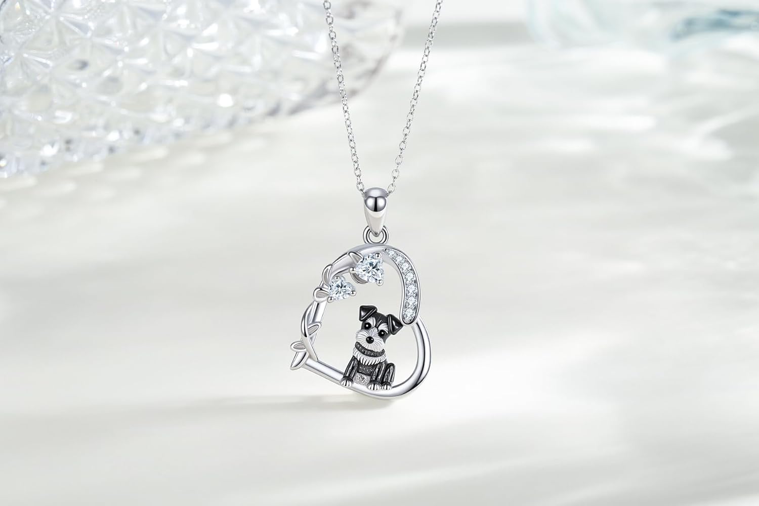 Heart Animal Necklace 925 Sterling Silver Cute Animal Pendant Jewelry Birthday Gifts for Women Girlfriend Mom Animal Lovers - Image 5