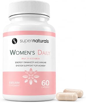 Super Naturals Health, Multivitamin for Women, Immune Defense Supplement Multivitamin Capsules, Vegan Supplements for Women - 60 Capsules