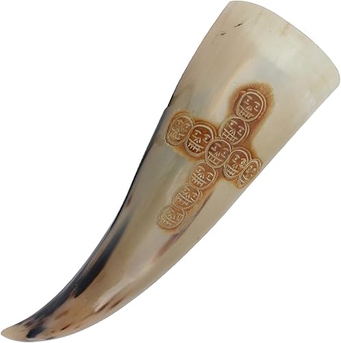 Miniatura 7 de Cuerno de beber pirata de la costra del mar