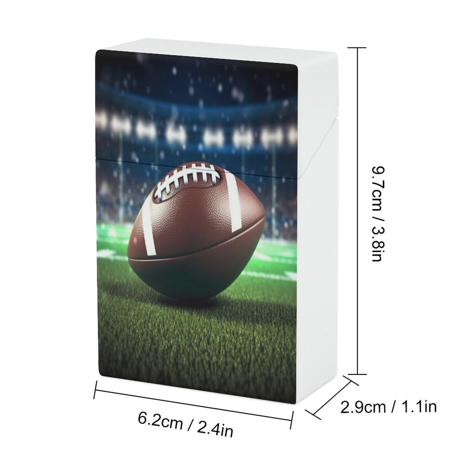 Amazon.com: Airtight Cigarette Dry Box，American Football Printed Waterproof Cigarette  Case，Protects Cigarettes from Water, Great for Outdoor Adventures : Health  & Household