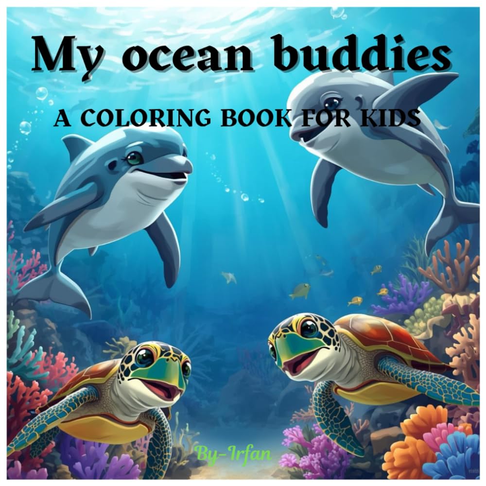 My Ocean Buddies: A coloring book for kids