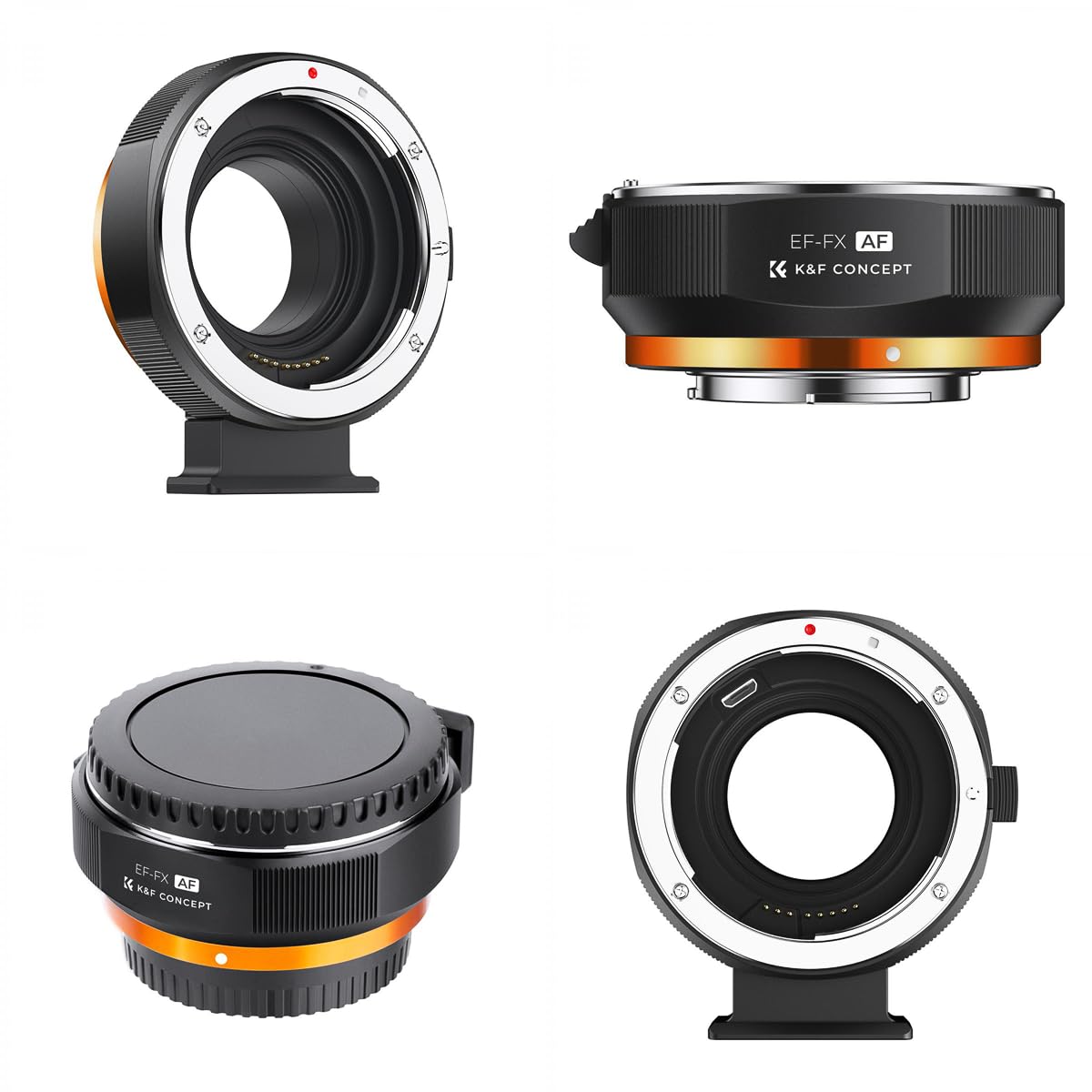 K&F Bague d'adaptation Auto Focus EF/EF kompatibel mit S to Fx