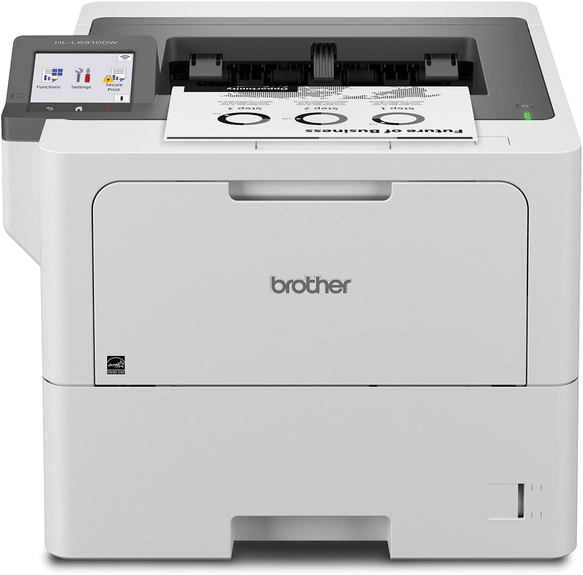 HL-L6310DW Enterprise Monochrome Laser Printer with Low-Cost Printing, WirelessNetworking, and Large Paper Capacity, Works with Alexa