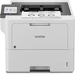 Brother Impressora a laser monocromática empresarial HL-L6310DW com impressão de baixo custo, rede sem fio e grande capacidade de papel, funciona com Alexa
