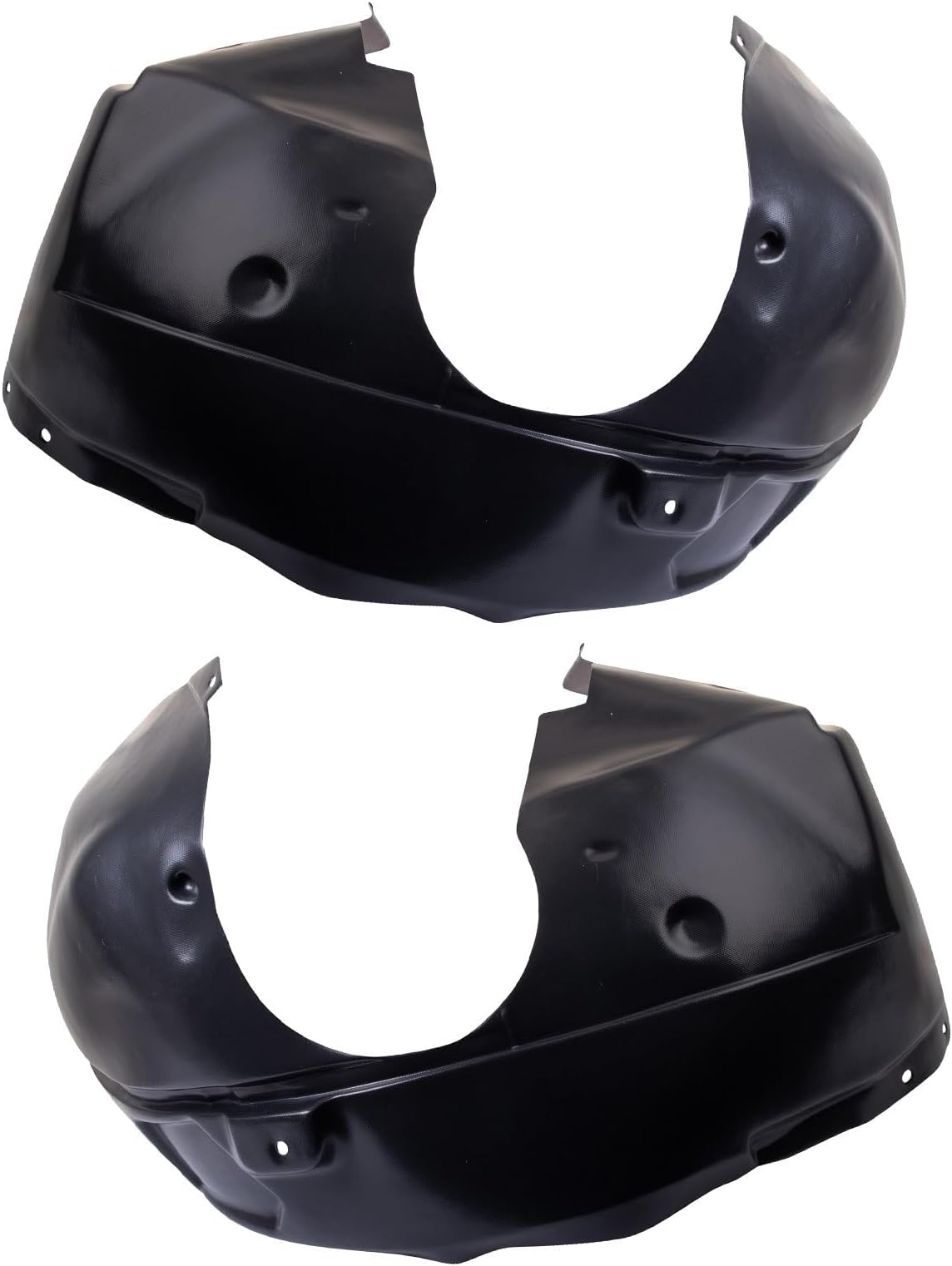 TRQ Front Inner Fender Liner Set Compatible with 2010-2016 Cadillac SRX GM1248225 GM1249225
