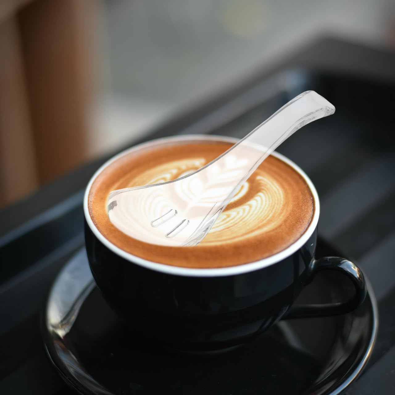 Glaslöffel 2 Stück Multifunktionslöffel Für Zuhause Dessertlöffel Suppenlöffel Frühstückslöffel Servierbesteck Für Küche Kaffee Restaurant 13.00 X 4.00 X 3.50 Cm