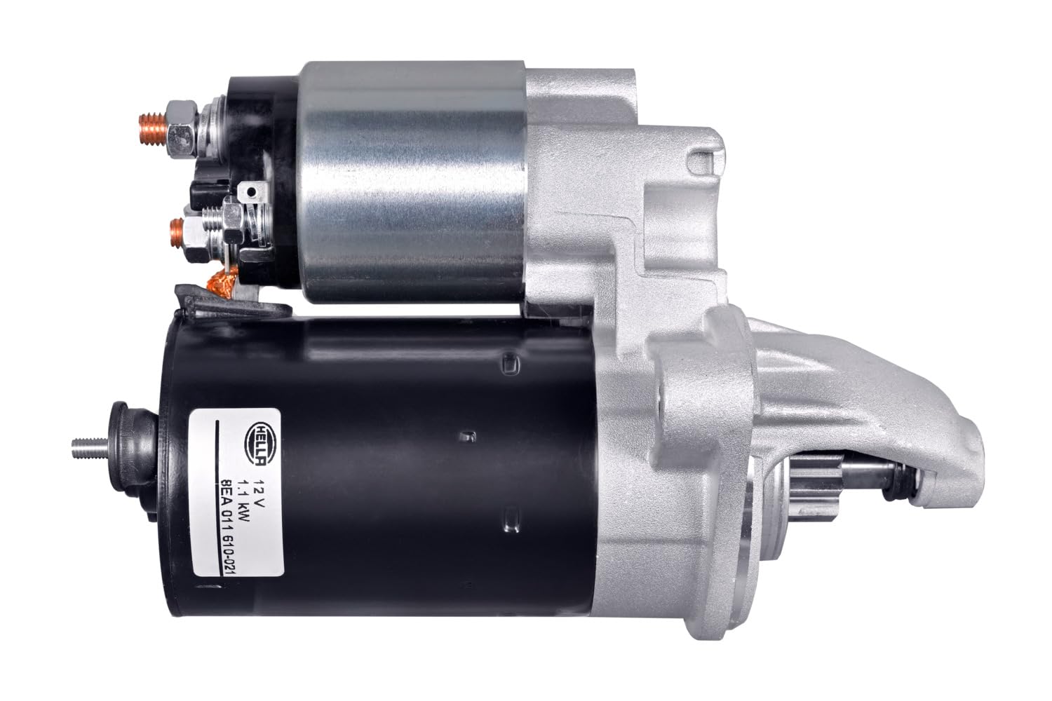 HELLA 8EA 011 610-021 Motor de arranque - 12V - 1.1kW